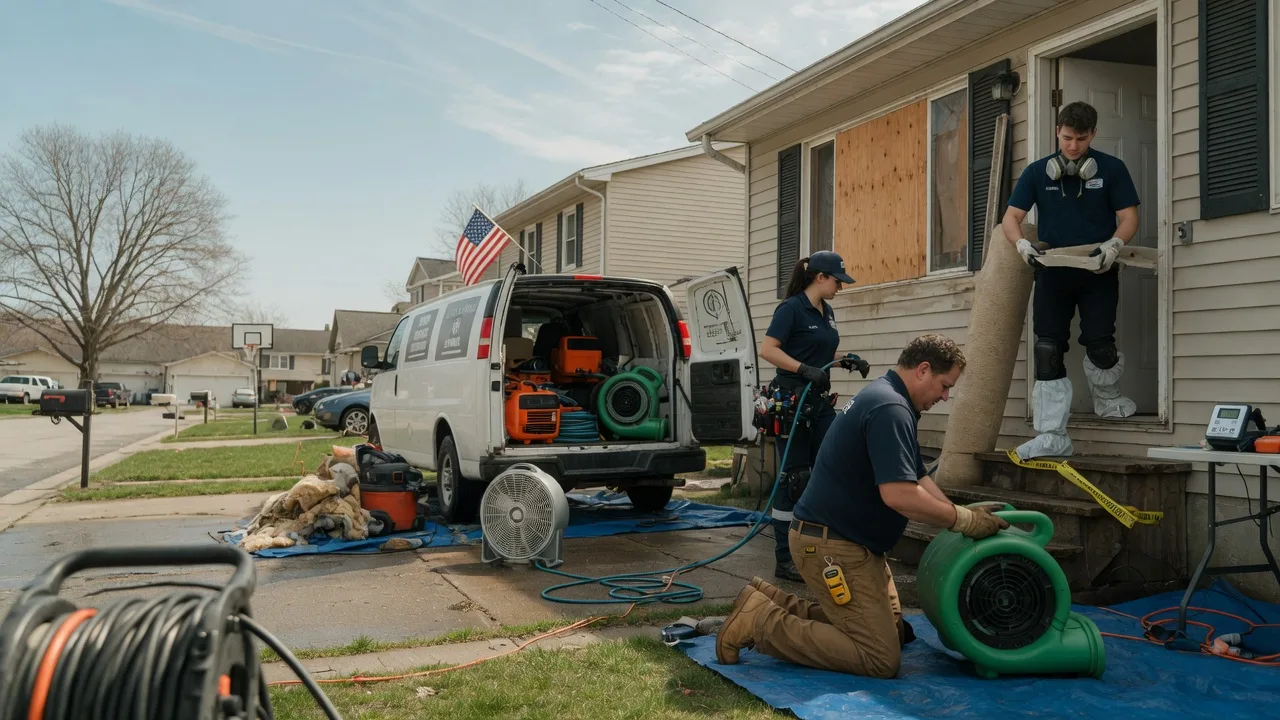 Water Damage Restoration in Belfield, ND near me